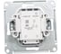 1-клавишный переключатель Systeme Electric (Schneider Electric) AtlasDesign алюминий с подсветкой, сх.6а SE ATN000363 10 шт 13606489584082 2
