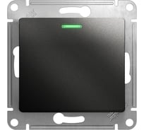 Переключатель Systeme Electric (Schneider Electric) Glossa антрацит 1-клавишный с подсветкой сх.6а, 10АХ SE GSL000763 20 шт 13606485436651