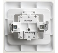 Переключатель Systeme Electric (Schneider Electric) 1-клавишный, СП Этюд 10А белый BC10-004B 20 шт 4607098940087