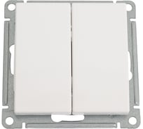 Механизм переключателя Переключатель Systeme Electric (Schneider Electric) 2-клавишный, СП W59 10А IP20 10AX белый VS610-256-1-86 10 шт 13606485438778