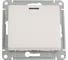 Переключатель Systeme Electric (Schneider Electric) Glossa молочный 1-клавишный с подсветкой, сх.6а,10AX SE GSL000963 20 шт 13606480982221 1