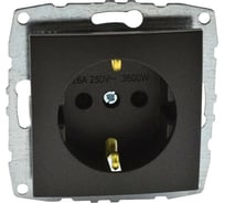 Механизм розетки MONO ELECTRIC L/D, с заземлением, графит 500-002021-117