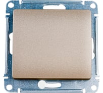 Механизм переключателя Переключатель Systeme Electric (Schneider Electric) 1-клавишный, СП Glossa 10А IP20 сх. 6 10AX титан GSL000461 20 шт 13606480658850