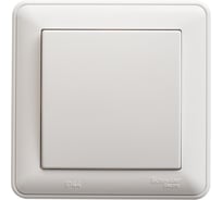 Переключатель Systeme Electric (Schneider Electric) W59 aqua 1-клавишный 10ах, ip44, в сборе, белый VS610-156B-18 10 шт 13606485439102
