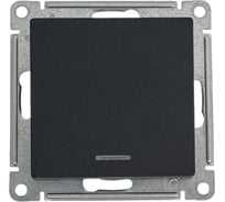 Переключатель Systeme Electric Atlasdesign базальт 1-клавишный с подсветкой, сх.6а, 10ах, механиза ATN001463 5 шт 4690201025627