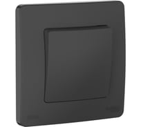 Переключатель Systeme Electric Blanca скрытая установка антрацит 1 клавишный IP44 (сх.6), 10A, 250В BLNVS410606 10 шт 4690201022404
