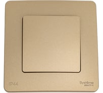 Переключатель Systeme Electric Blanca скрытая установка титан 1 клавишный,IP44, (сх.6), 10A, 250В BLNVS410604 10 шт 4690201022367