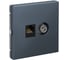Розетка Systeme Electric ArtGallery грифель двойная ТВ + компьютерная RJ45, кат. 5Е GAL000789 5 шт 4690201036142 2