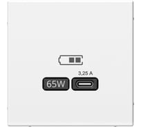 Розетка Systeme Electric ArtGallery белый USB тип-С 65Вт высокоскоростная зарядка QC, PD, механизм GAL000127 8 шт 4690201034292