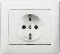 Розетка Legrand Galea Life немецкий стандарт 2К+3 белая лицевая панель 771062