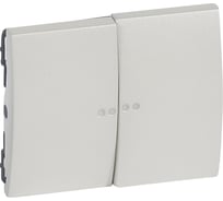 Лицевая панель Legrand Galea Life двойная с индикацией Pearl 771579