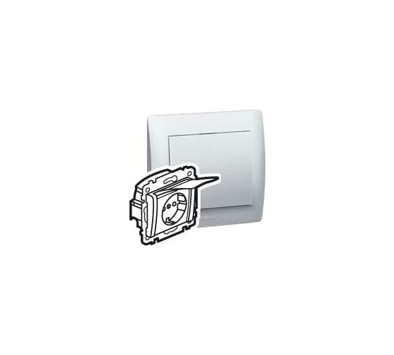 Розетка Legrand Galea Life Белый с/з, IP 44 775924