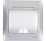 Розетка Systeme Electric (Schneider Electric) Glossa алюминий с/з со шторками с крышкой, IP20 GSL000346 15 шт 13606480658713 3