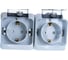Розетка Systeme Electric (Schneider Electric) Блок ОП Этюд IP44 сер. 2-м с заземл. защ. шторки SchE PA16-244C 7 шт 4690201010777 5
