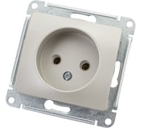 Механизм розетки Systeme Electric (Schneider Electric) 1-м СП Glossa 16А IP20 250В без заземл. платина GSL001241 5 шт 53606481208816