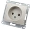 Механизм розетки Systeme Electric (Schneider Electric) 1-м СП Glossa 16А IP20 250В без заземл. платина GSL001241 5 шт 53606481208816 1