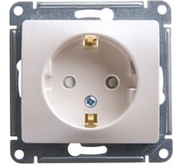 Механизм розетки Systeme Electric (Schneider Electric) 1-м СП Glossa 16А IP20 с заземлением перламутр GSL000645 20 шт 13606485436118