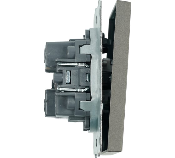 Переключатель 1-клавишный (механизм), 250В, 10A, серия Эмили, RSW10-51 STEKKER 49919 1