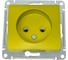 Механизм розетки Systeme Electric (Schneider Electric) 1-м СП Glossa 16А IP20 250В без заземл. фисташк. GSL001041 5 шт 53606481208113 1