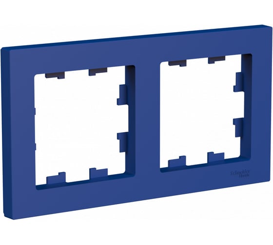 Рамка Systeme Electric Atlasdesign аквамарин 2-ая, универсальная ATN001102 5 шт 13606485819966 1