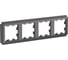 Рамка Systeme Electric Atlasdesign antique 4-постовая, универсальная, мокко ATN100604 5 шт 4690201027485 2