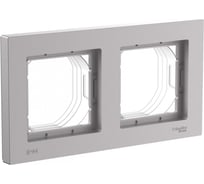 Рамка Systeme Electric Atlasdesign aqua алюминий 2-ая ip44 ATN440302 5 шт 4690201021087