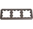 Рамка Systeme Electric Atlasdesign antique 3-постовая, универсальная, мокко ATN100603 5 шт 4690201027300 1