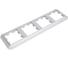 Рамка Systeme Electric Atlasdesign antique 4-постовая, универсальная, алюминий ATN100304 5 шт 4690201027447 2