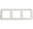 Рамка Systeme Electric Atlasdesign antique 3-постовая, универсальная, жемчуг ATN100403 5 шт 4690201027287 1