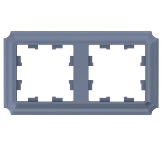 Рамка Systeme Electric Atlasdesign antique 2-постовая, универсальная, грифель ATN100702 10 шт 4690201027140 1