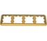 Рамка Systeme Electric Atlasdesign antique 4-постовая, универсальная, золото ATN101604 5 шт 4690201024026 1