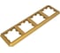 Рамка Systeme Electric Atlasdesign antique 4-постовая, универсальная, золото ATN101604 5 шт 4690201024026 3
