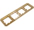 Рамка Systeme Electric Atlasdesign antique 4-постовая, универсальная, золото ATN101604 5 шт 4690201024026 4