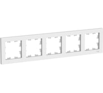 Рамка Systeme Electric Atlasdesign лотос 5-постовая, универсальная ATN001305 5 шт 4690201024361
