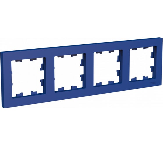 Рамка Systeme Electric Atlasdesign аквамарин 4-ая, универсальная ATN001104 5 шт 13606485820009 1