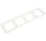 Рамка Systeme Electric Atlasdesign antique 4-постовая, универсальная, белый ATN100104 15 шт 4690201023920 4