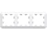 Рамка Systeme Electric Atlasdesign antique 3-постовая, универсальная, лотос ATN101303 5 шт 4690201027423 1