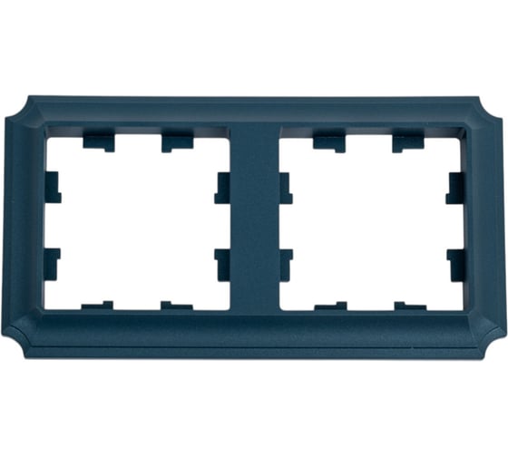 Рамка Systeme Electric Atlasdesign antique 2-постовая, универсальная, изумруд ATN100802 5 шт 4690201027164 1