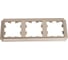 Рамка Systeme Electric Atlasdesign antique 3-постовая, универсальная, шампань ATN100503 5 шт 4690201023845 1