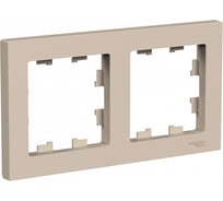 Рамка Systeme Electric Atlasdesign песочный 2-ая, универсальная ATN001202 5 шт 13606485819973