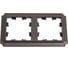 Рамка Systeme Electric Atlasdesign antique 2-постовая, универсальная, мокко ATN100602 10 шт 4690201027126 1