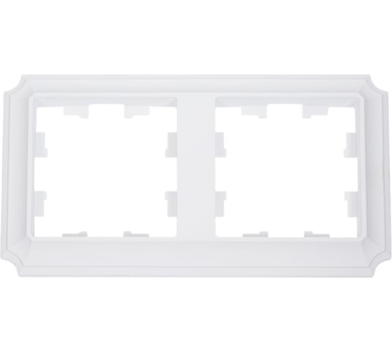 Рамка Systeme Electric Atlasdesign antique 2-постовая, универсальная, лотос ATN101302 5 шт 4690201027249 1