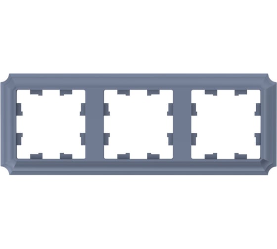Рамка Systeme Electric Atlasdesign antique 3-постовая, универсальная, грифель ATN100703 5 шт 4690201027324 1