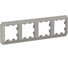 Рамка Systeme Electric Atlasdesign antique 4-постовая, универсальная, шампань ATN100504 5 шт 4690201023968 2