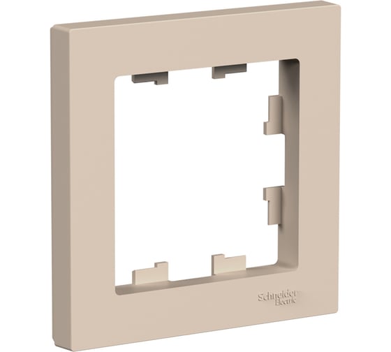 Рамка Systeme Electric Atlasdesign песочный 1-ая ATN001201 10 шт 13606485819737