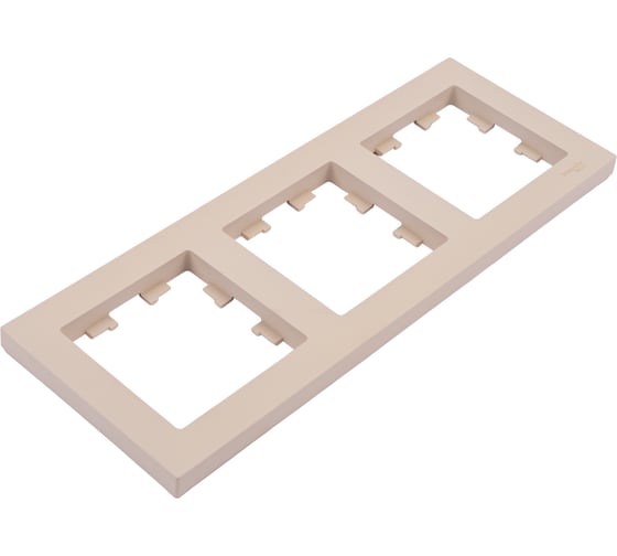 Рамка Systeme Electric Atlasdesign песочный 3-ая, универсальная ATN001203 5 шт 13606485819997
