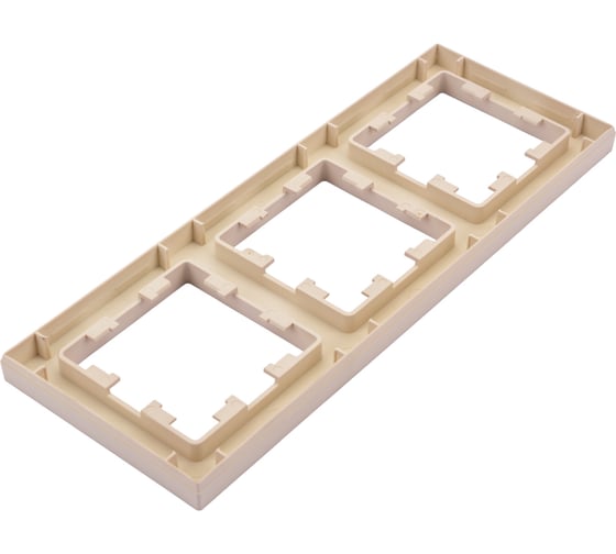 Рамка Systeme Electric Atlasdesign песочный 3-ая, универсальная ATN001203 5 шт 13606485819997