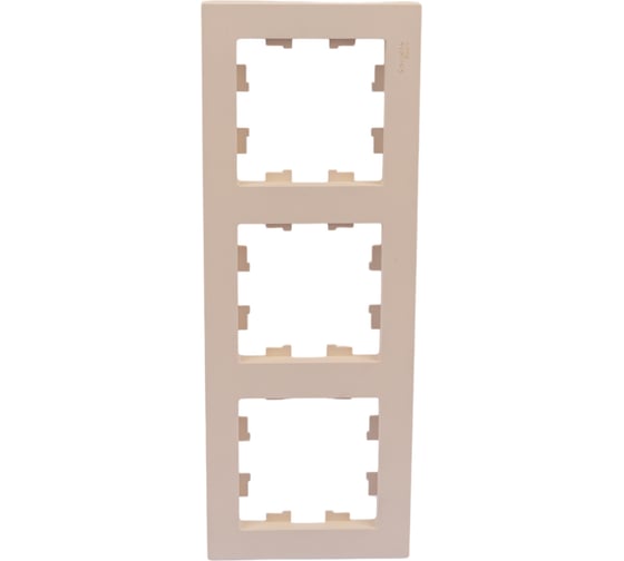 Рамка Systeme Electric Atlasdesign песочный 3-ая, универсальная ATN001203 5 шт 13606485819997