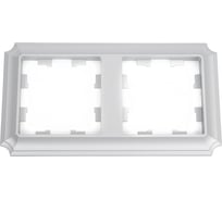 Рамка Systeme Electric Atlasdesign antique 2-постовая, универсальная, алюминий ATN100302 10 шт 4690201027089