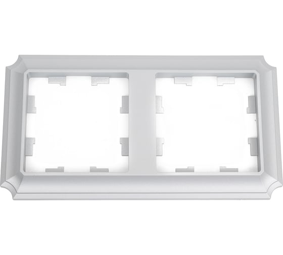 Рамка Systeme Electric Atlasdesign antique 2-постовая, универсальная, алюминий ATN100302 10 шт 4690201027089 1